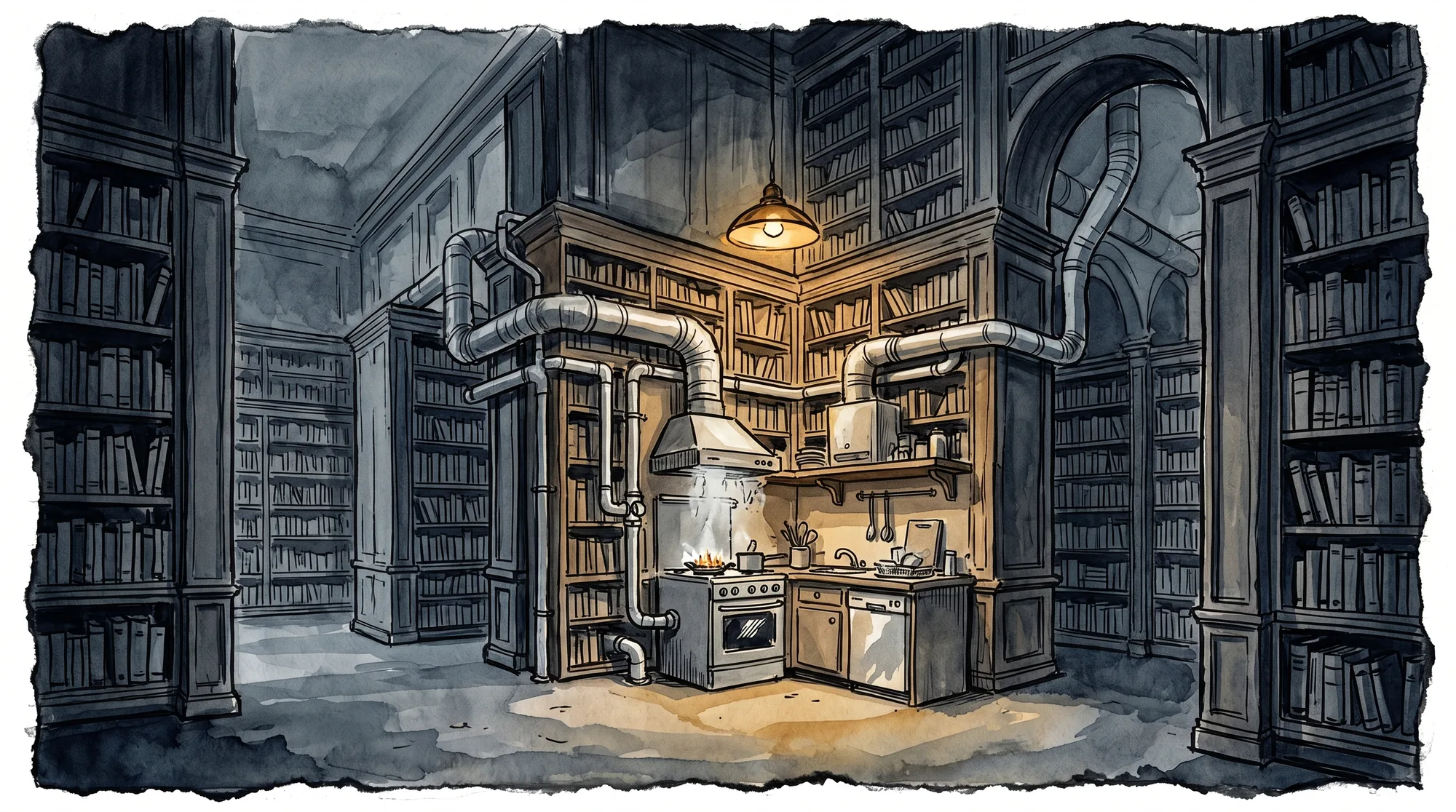 A kitchen awkwardly bolted into a library reading room, sales coaching built on the wrong analytics infrastructure
