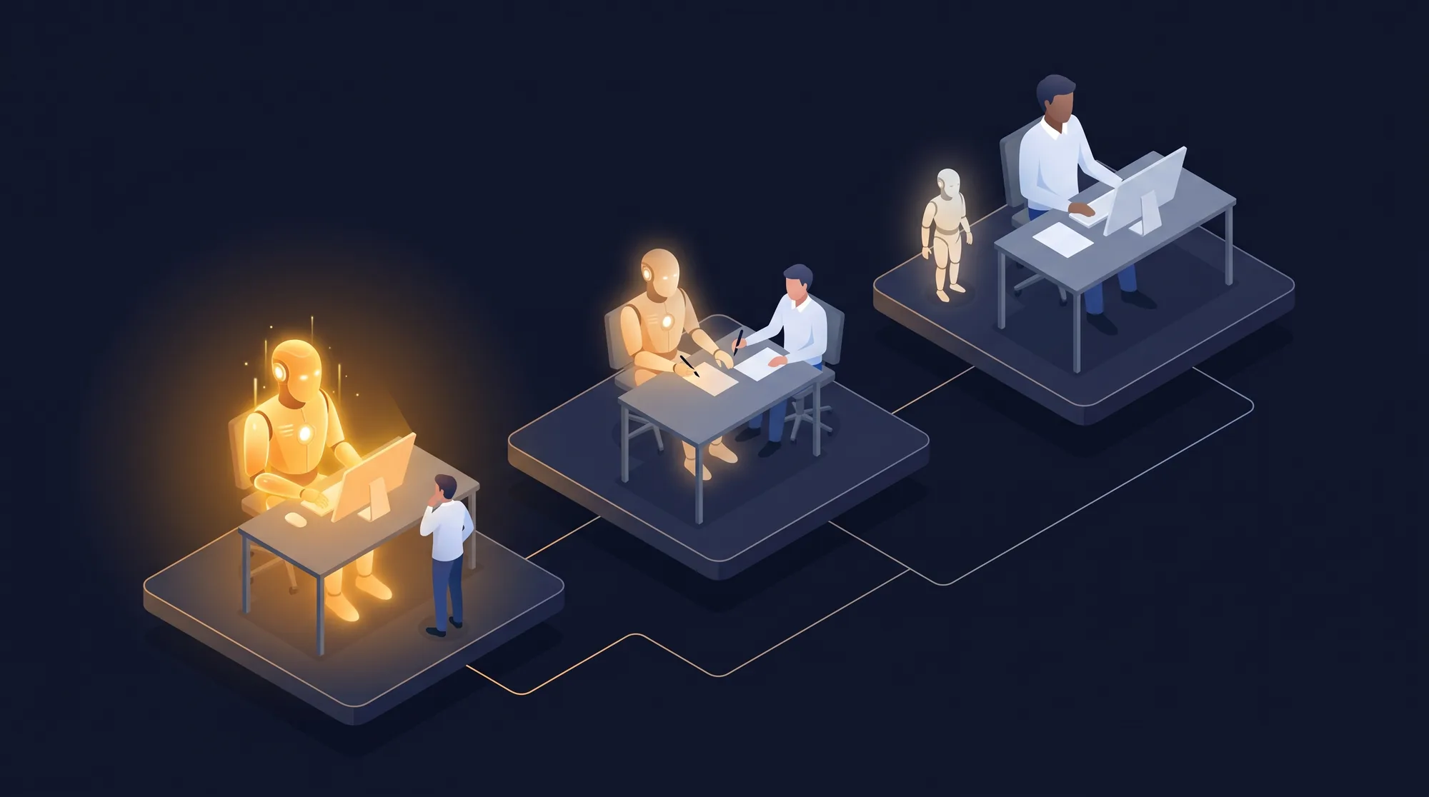 AI sales coaching matching its level of support to the rep's capability on each real deal: doing the work where the rep is exposed, asking the question where the rep is strong